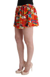 Multicolor Floral Print Beachwear Skirt