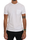 White Cotton Crewneck T-Shirt