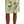 Lemon Print Fringe Pencil Skirt