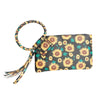 Black Sunflower Bangle Clutch