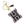 H Black Keychain Bag Charm