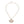 Clear Rhinestone Lips Gold Chain