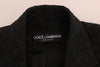 Black Brocade Blazer Jacket
