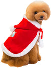 Santa Cloak Pet Elk Cape Cotton Print Clothes Thick Style Pull Dog Cat Christmas