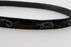Black Cotton Royal Bee Embroidery Belt