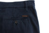 Blue Stretch Straight Fit Pants Chinos