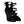 Black Suede Ankle Strap Heels Pumps