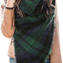 Multi Color Plaid Oversized Checker Blanket Tassel Long Scarf Shawl Wrap Fringe