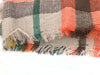 Multi Color Plaid Oversized Checker Blanket Tassel Long Scarf Shawl Wrap Fringe