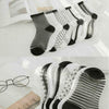Women Sheer Transparent Silk Elastic Mesh Ankle Checker White Socks Stock US