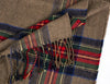 Oversize Blanket Tassel Long Large Wrap Wool Scarf w/ Hat Checker National Shawl