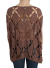Brown short sleeved knit