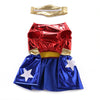 Wonder Woman Pet Costume Dress Cosplay DC Comics Justice League Dog Super Hero