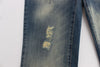 Blue Cotton Low Waist Jeans