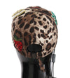 Brown Leopard Sequin Sicily Applique Baseball Hat
