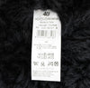 Black Goat Fur Shearling Long Jacket Coat