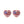 American Flag Rhinestone Heart Earrings