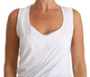 White Top Tank CAVALLI T-Shirt Jersey