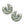 Olive Rubber Coated Leaf Hoops