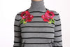 Gray Cashmere Silk Turtleneck Sweater
