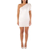 White Shoulder Women Dress