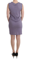 Purple cotton jersey dress