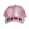 Metallic Pink Designer Visor Hat