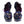 Blue Caiman Crocodile Leather Crystal Shoes