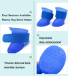 Waterproof Dog Cat Candy Boots Reusable Silicon Pet Shoes Adjustable Paw Rain Protector