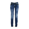 Blue Stretch Cotton Jeans