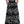 Black Silk Floral Lace Ricamo Ball Maxi Dress