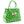 Neon Green Leopard Patent Handbag Set