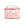 Marbled Pink Round Cosmetic Pouch