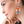 Rainbow Marbled Clay U Drop Earrings