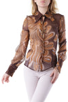 Women's Blouse In Brown