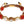 CZ Carnelian Pearl 925 Silver Bracelet