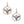 Burnished Metal Bee Earrings