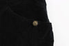 Black Corduroy Pencil Skirt