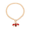 Red Red Bee Toggle Necklace