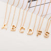 Women Gold DIY Capital Letter Name Alphabet Initial Link Chain Pendant Necklace