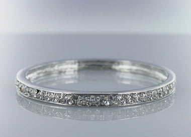 Simple Metal Stone Bracelet