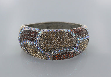 Rhinestone Embedded Bangle