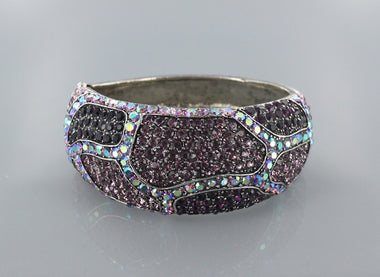 Rhinestone Embedded Bangle