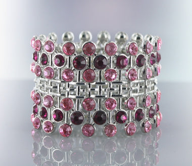 Rhinestone Bubble Bracelet