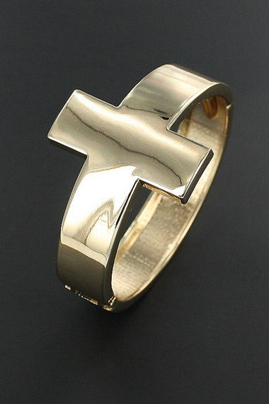 Metallic Cross Bangle