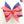 Women USA American Flag Head Hair Bow Alligator Clip Ribbon July 4th Funny Girl