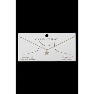 CZ Star Collar Necklace