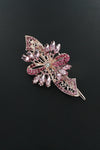 Rhinestone Floral Hair Clip