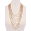 Multi Chain Layered Necklace