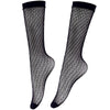 High Knee Socks Black Lace Crochet Thin Transparent Fishnet Mesh Sexy Stockings